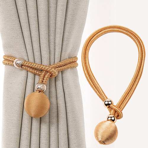 Adjustable Rope Curtain Tiebacks for Thin and Thick 1