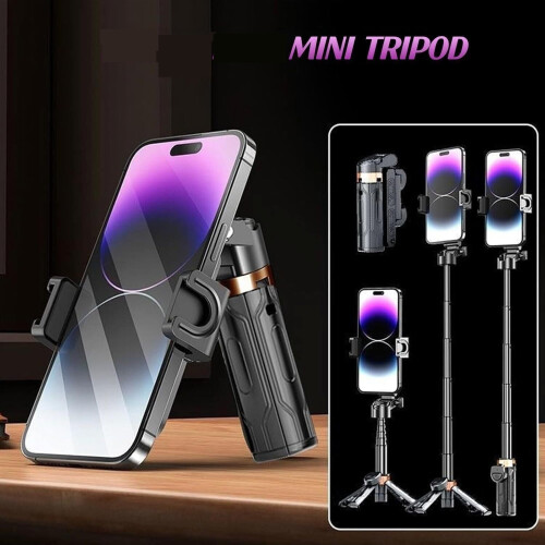 Selfie Stick Tripod Portable Mini with Remote 360 2