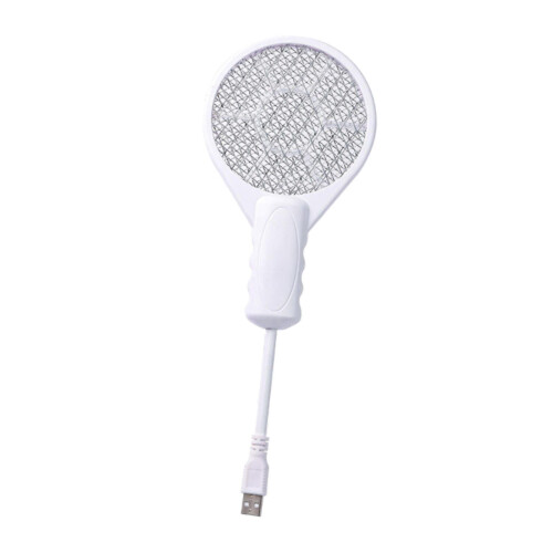 Electric Bug Racket for Indoor Outdoor Use White 1