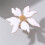 Vintage Geometric Flower Ring Gold Silver Adjustable 8
