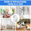 Fogless Shower Mirror Portable Flat 7.9x9.8 Inch Silver 6