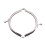 20 Metal Frames Snap Clasp Arch Pattern Coin Style Purse Silver 3