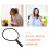 Handheld Makeup Mirror with Handle Black 3