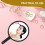 Handheld Makeup Mirror with Handle Black 4