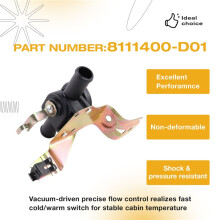 8111400-D01 Válvula de Control de Calefacción HVAC para Great Wall Deer Safe