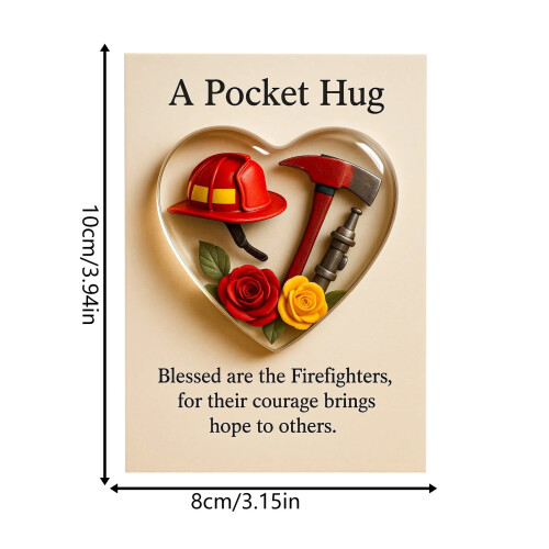 Pocket Hug Appreciation Card for Doctors and Firefighters 1 1