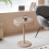 Table de chevet mobile avec compartiments - Étagère moderne 6