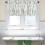 Farmhouse Eucalyptus Leaf Kitchen Valance Sage Green 54x18 5