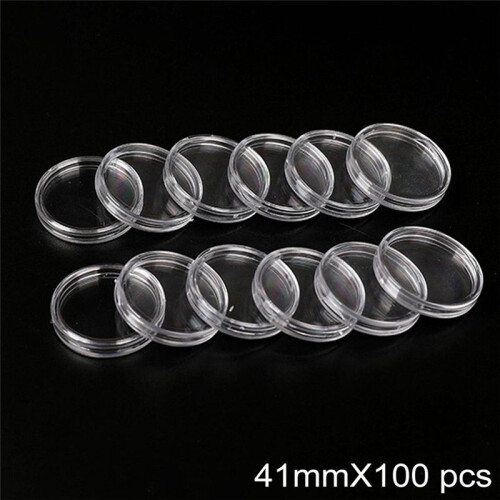 Transparent Coin Boxes 200Pcs 1Oz 40mm Capsules Cases Commemorative Coins 2