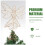 Golden Iron Christmas Tree Topper with Lights 3