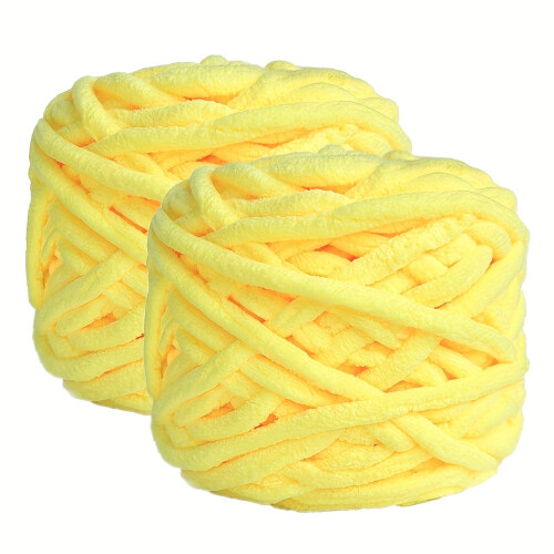 Chenille Yarn Balls Soft Thick Fluffy 100g 2 Pack 1