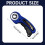 Round Wheel Cutter for Fabric 45mm Orange 4