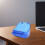 Bird Bath for Cage Blue PP ABS Rectangular 1 Set 8