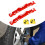Wheel Alignment Tools with Measuring Tapes Stainless Steel 7