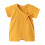 Kimono Robe Cotton Newborn Romper Solid Color Short Sleeve 2