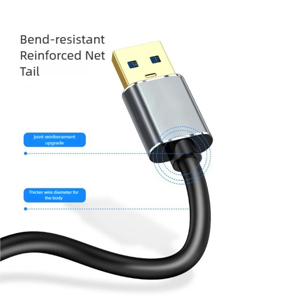 Usb 3.0 Male To Female Data Cable 5 Gbps Aluminum Housing 9399596291239