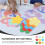 Cardboard Flower Cut Outs Hand Colored 10 Packs 2