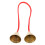 Tingsha Cymbals Brass Handheld Bells 1 Pair 6