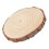 Garden Stepping Stone Beige Round Wood 1 Pack 6