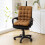 Rocking Chair Cushion High Back Waterproof Tufted 3
