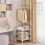 Freestanding Coat Rack with 2 Shelves for Entryway 2