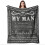 Φανελένια Κουβέρτα My Man Heart Design 280g 2