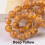 Glass Beads Round Foil Opaque Lampwork 10pcs 1