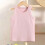 Kids Ribbed Sleeveless Tank Top - Solid Colour 4