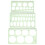 Geometric Shapes Stencil Set for Students 3 pcs 6