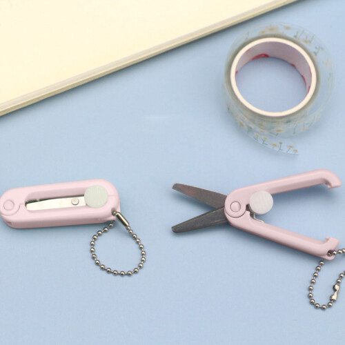 Telescopic Scissors Stainless Steel Compact Folding 0.02 lb 1