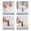 Elastic Waist Band and Universal Storage Straps 5pcs 5