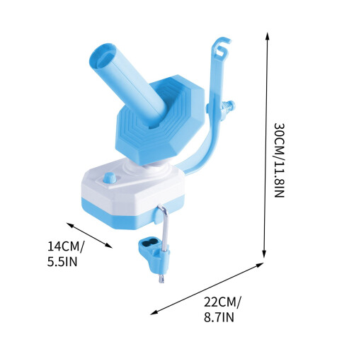 USB-Powered Yarn Ball Winder Plastic 1pc 2