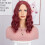 Synthetische Lace-Front-Perücke für Damen – vorgezupft, lang 2