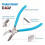 Car Door Panel Clip Removal Pliers 178mm Plastic Iron 3