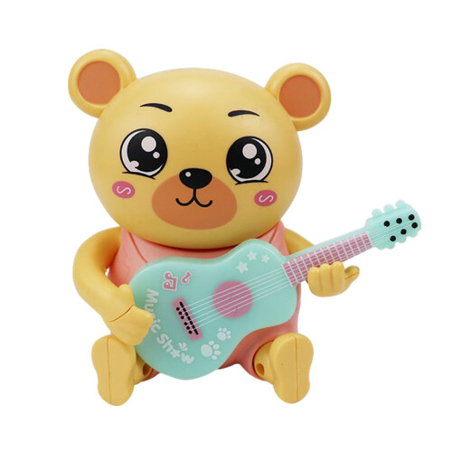 Cute Pet Bobblehead Light-Up Guitar Educational Toy 1
