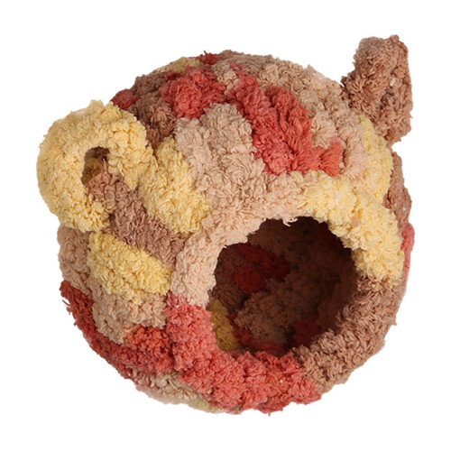 Flannel Bird Bed for Small Pets Velvet Nesting House 1 pc 2