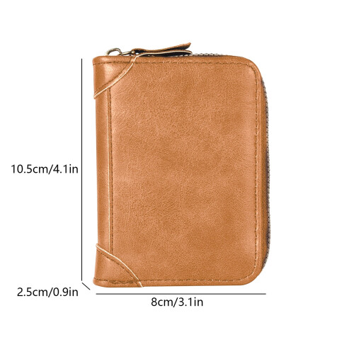 Πορτοφόλι με μπλοκάρισμα RFID για άνδρες και γυναίκες – Συμπαγής δερμάτινη θήκη 2