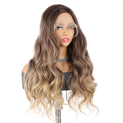 Perruque en cheveux humains Deep Wave Lace Front, densité 180 2