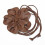 PU Leather Boho Waist Belt with Large Flower Bowknot 3