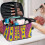 Make-up tas van polyester met ritssluiting en grote inhoud 5