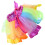 Pigers dansetutunederdel nylon farverig 1 stk. 3