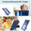 Custodia resistente a 3 strati per Samsung Galaxy Tab A8 10.5 5