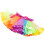 Pigers dansetutunederdel nylon farverig 1 stk. 8