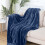Blue fleece throw blanket 30x40 inches 5