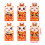 Red Fold Bag Cartoon Design 6 Pieces 3