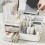 Desk Organizer with 2 Drawers and 8 Compartments White 7