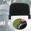 Tapis d'extension pour pédales de poussette, universel noir 7