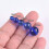 Crystal Glass Beads Round Glossy Violet 8mm 30pcs 6