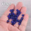 Crystal Glass Beads Round Glossy Violet 8mm 30pcs 7