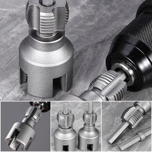 PVC pipe threading tool 1/2 inch and 3/4 inch internal 2